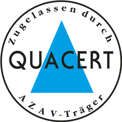 AZAV-Zertifizierung QUACERT